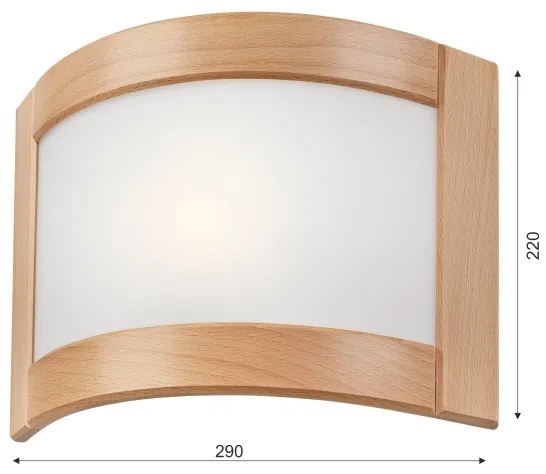 Fali lámpa ELODIE 1xE27/60W/230V