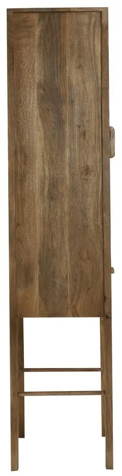 Barna mangófa szekrény 45x180 cm Nipas – Light &amp; Living