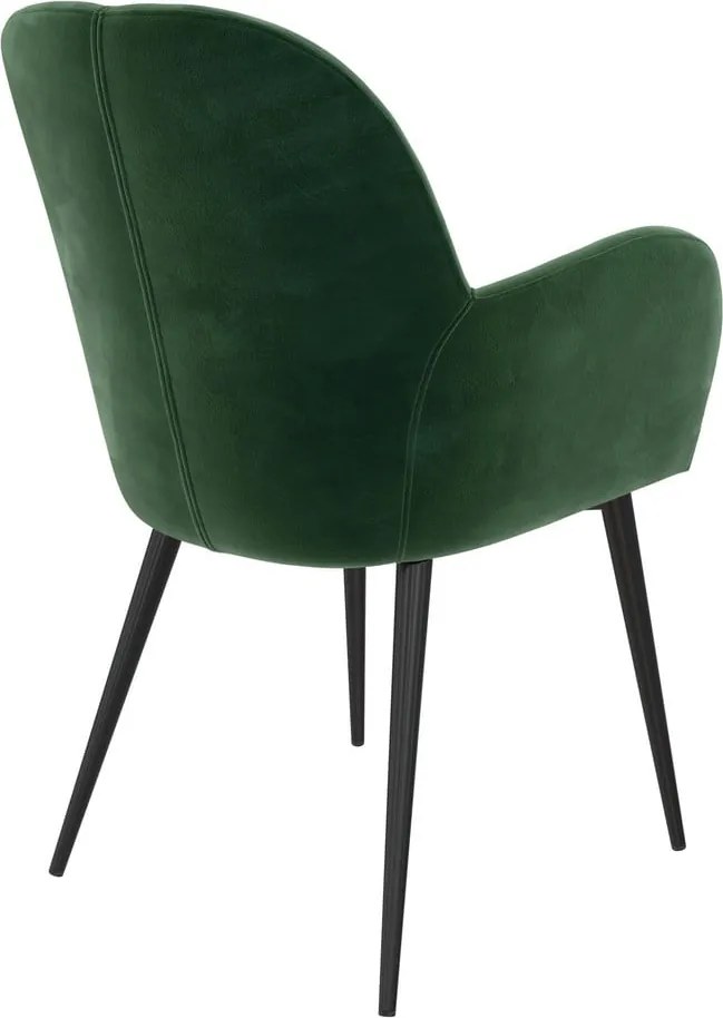 Zöld kárpitozott étkezőfotel Fitz – Støraa