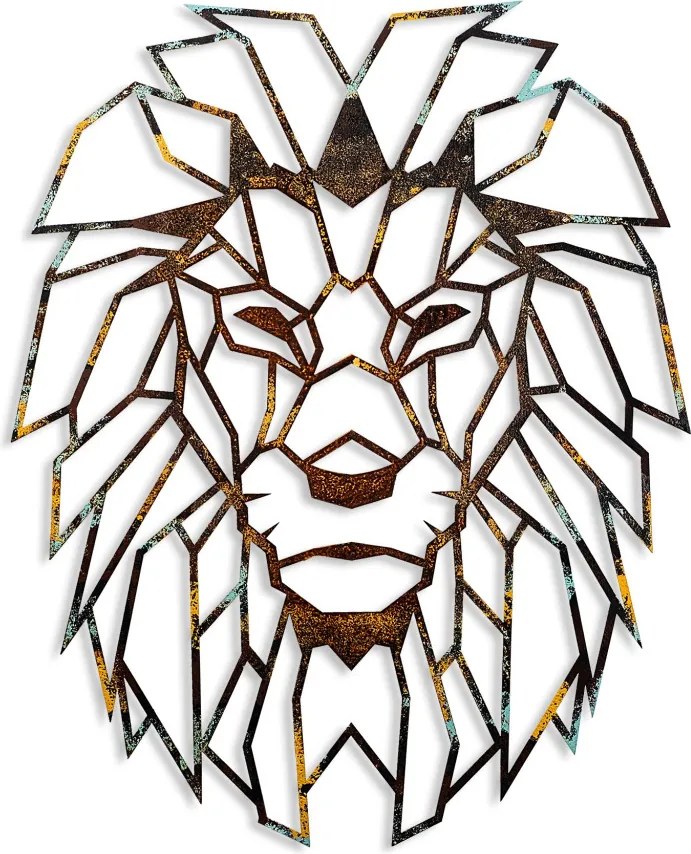 Lion fém fali dekoráció, 40 cm – TR891TNL2420
