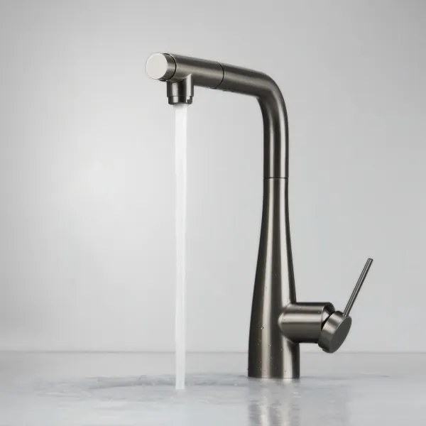 Deante BRE_D75M - Mosogatócsap kihúzható permetezővel ERIDAN titánium