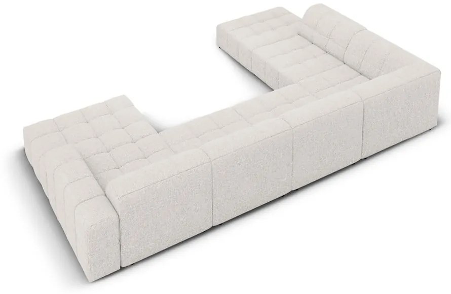 Világosszürke sarokkanapé (bal oldali-U alakú) Chicago – Cosmopolitan Design