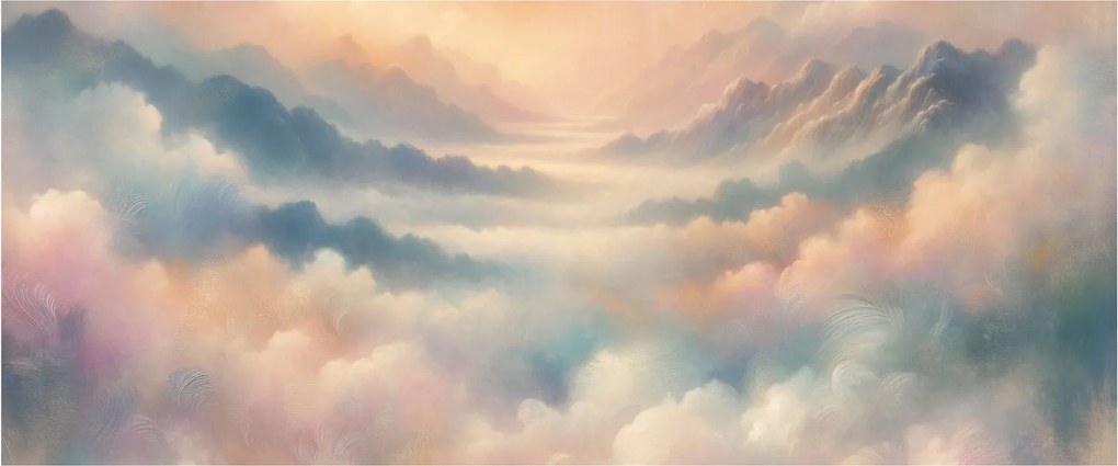 Kép - Felhők (120x50 cm)