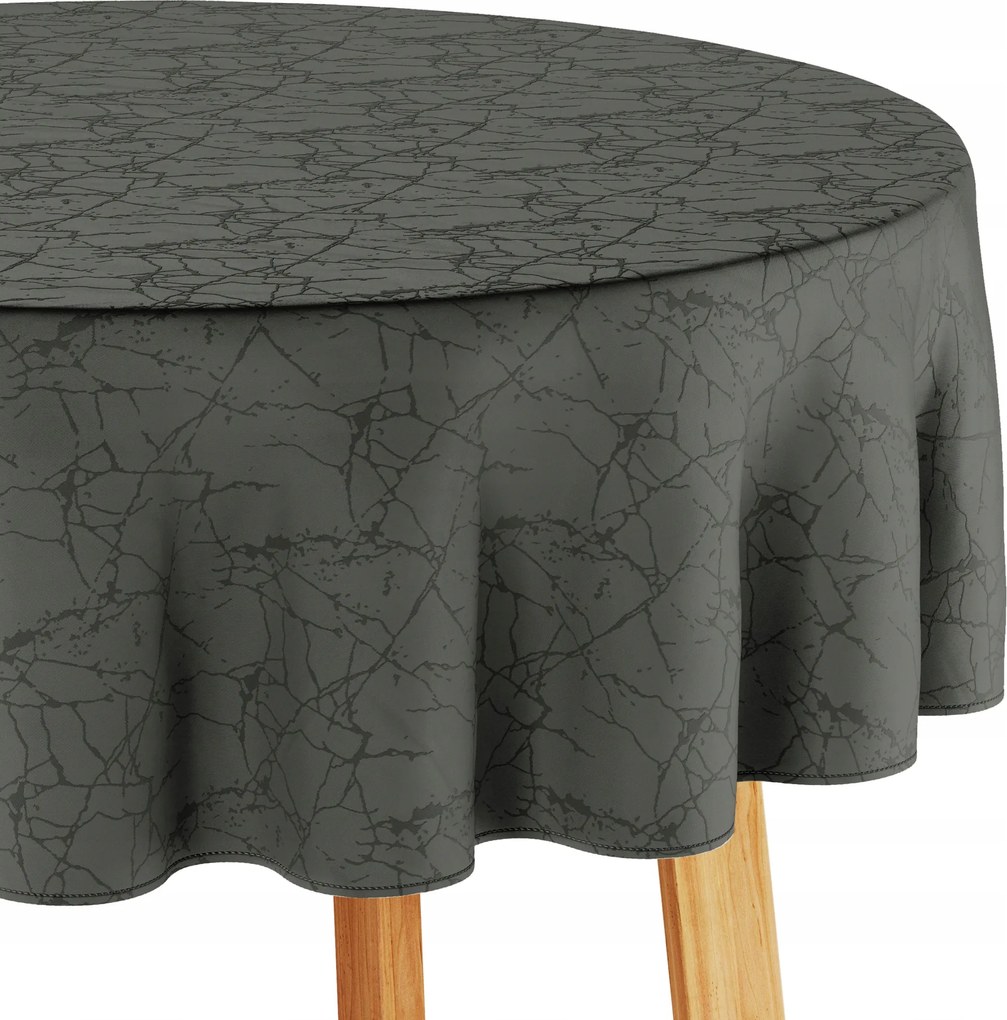 Foltálló Abrosz Graphite 130x130 Kerek