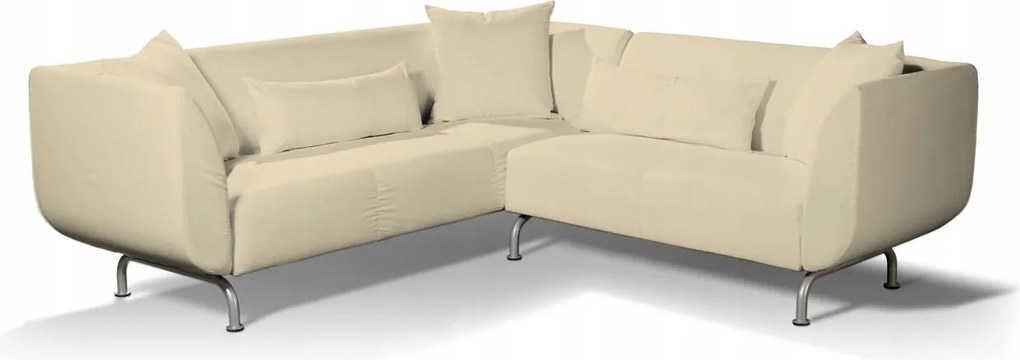 Dekoria 3+2 Strömstad Ikea sarokkanapé huzat barna