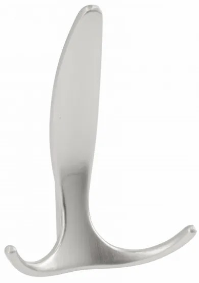 Fogas fém, E18, kalaptartós, szálcsiszolt