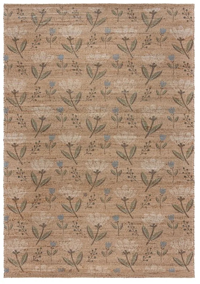 Natúr színű kézi szövésű juta keverék szőnyeg 160x230 cm Arriana – Flair Rugs