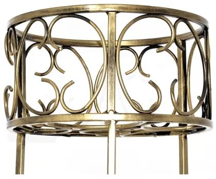 Virágállvány 88x28 cm arany