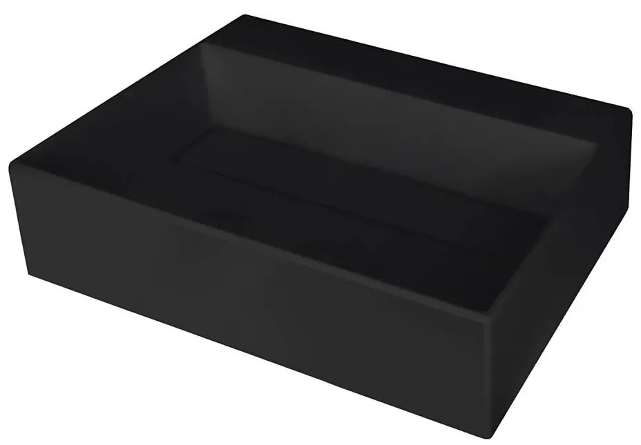Deante Deante CQR_NU5M CORREO 40x50 cm gránit mosdó fekete, pultba építhető DN0067