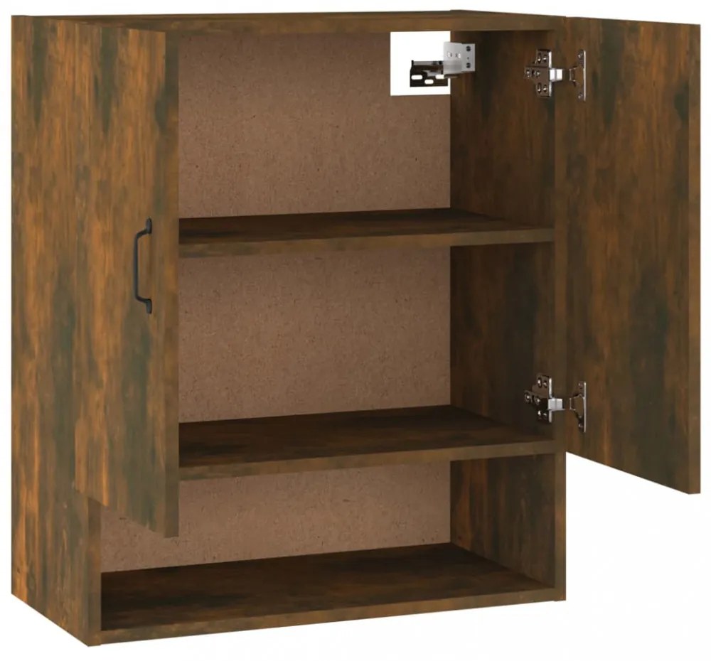 vidaXL füstös tölgy színű szerelt fa fali szekrény 60 x 31 x 70 cm