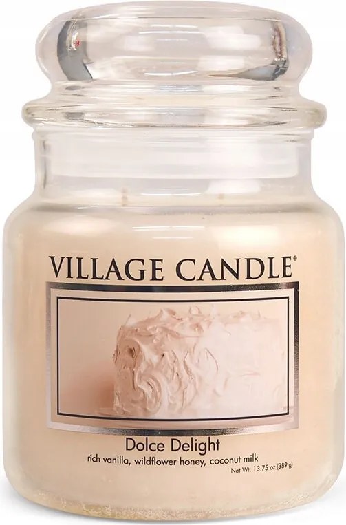 Közepes méretű Dolce Delight gyertya Village Candle