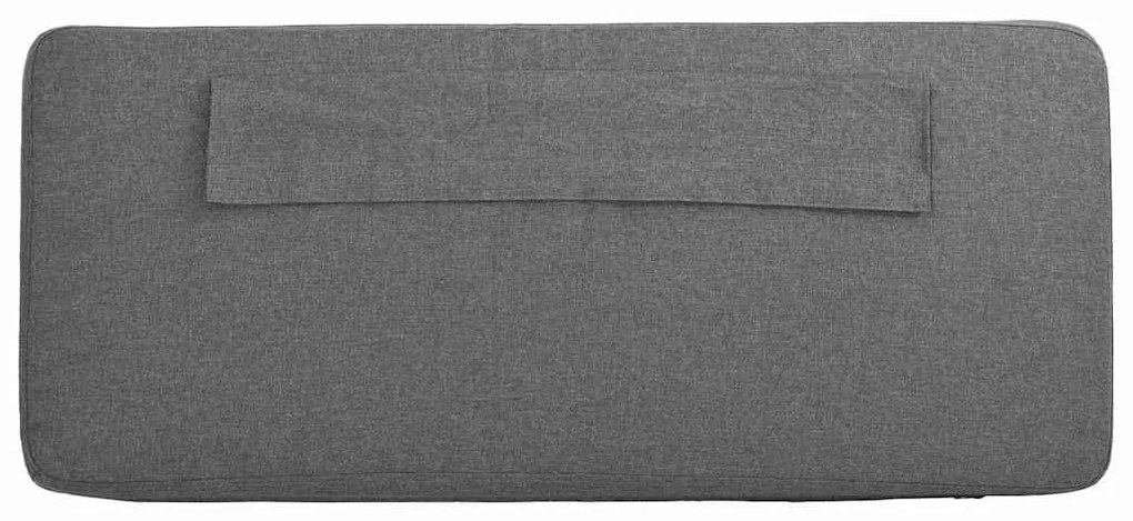 Kárpitozott fejtámla fejtámlával Barna és Világosszürke 200 cm