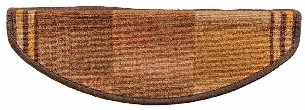 5 db barna öntapadó lépcsőszőnyeg 65x21x4 cm