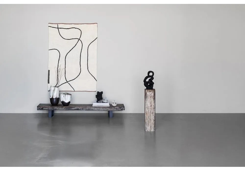 Elefántcsont színű mosható pamut szőnyeg 100x140 cm Shadow – Mette Ditmer Denmark