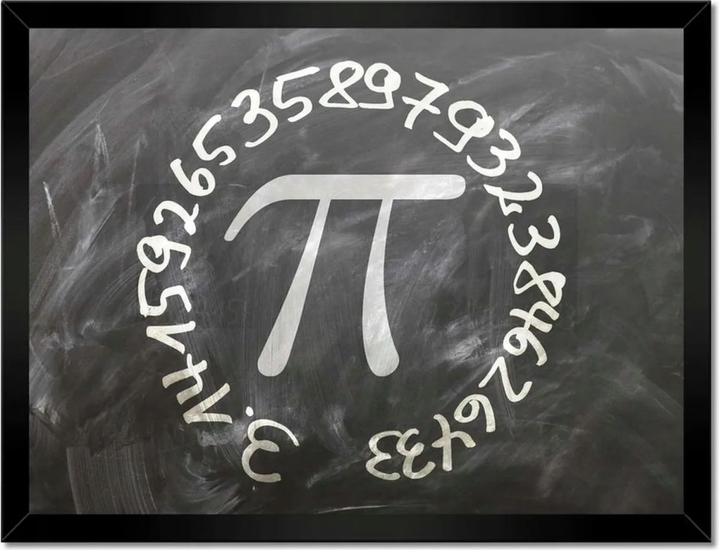 Poszterek keretben 40x30 Rejtélyes pi Pi szám