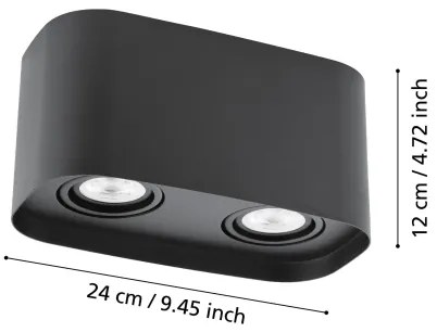 Eglo 99674 - LED RGBW Dimmelhető spotlámpa CAMINALES-Z 2xGU10/5W/230V