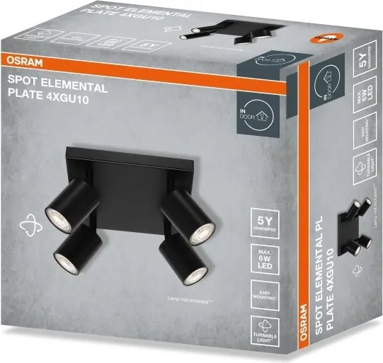 Osram - ELEMENTAL spotlámpa 4xGU10/6W/230V