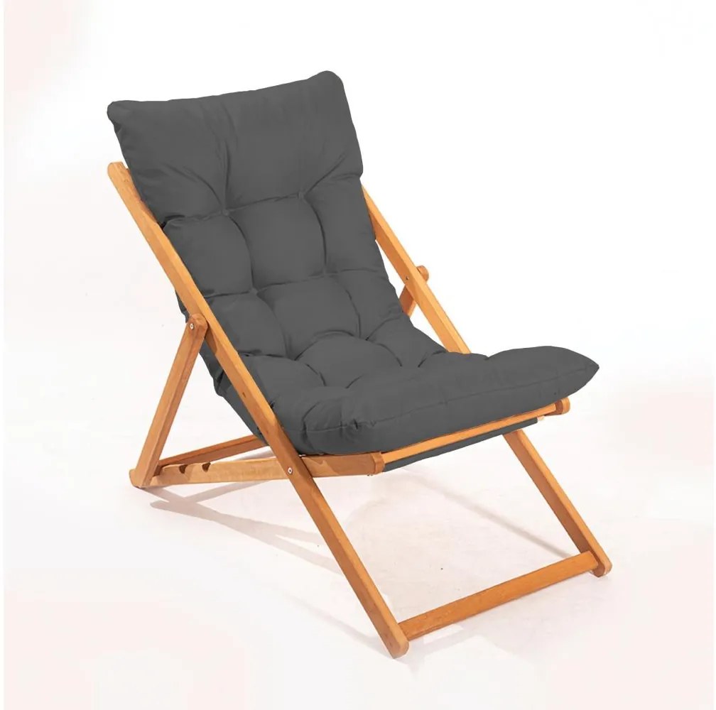 Kerti napozó szürke/cseresznye