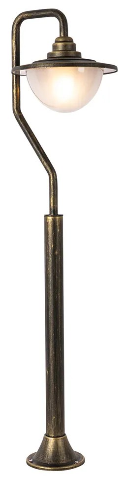 Klasszikus kültéri lámpa antik arany 100 cm IP44 - Bruges