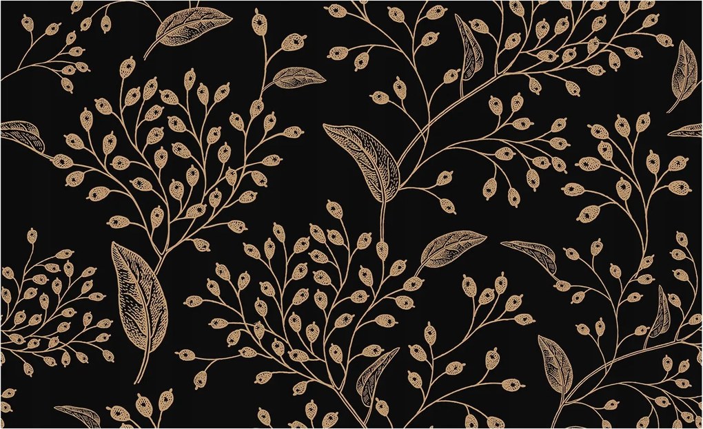 Fotótapéta Flizelin a nappali hálószobába Botanikus elegancia 416x254