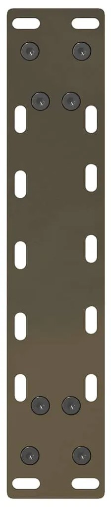 2 db natúr acél dohányzóasztal láb 40 x (30-31) cm acél