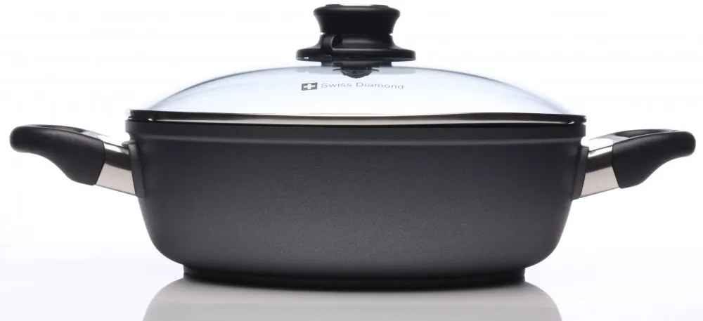 SWISS DIAMOND® gyémánt felületű lábas 24cm fedővel indukciós