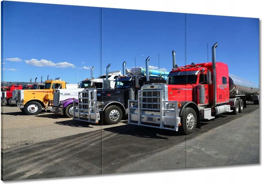 Festmények 120x80 Amerikai teherautók