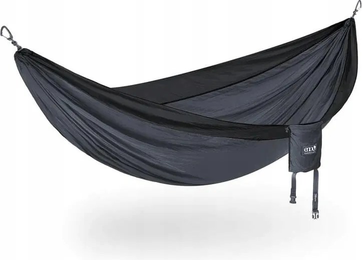 Turista függőágy 2 személyes Double Nest charcoal/black Eno