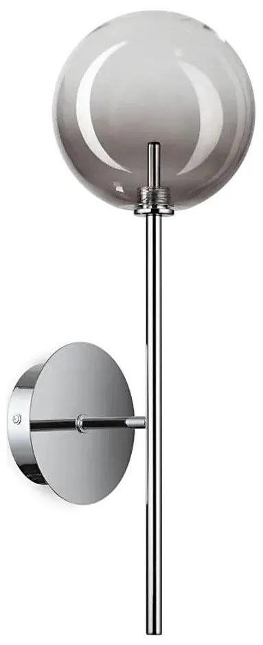 Ideal Lux - LED Fali lámpa EQUINOXE 1xG4/2W/230V króm/füstös