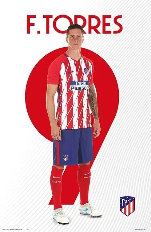 Plakát Atletico Madrid 2017/2018 -  F. Torres