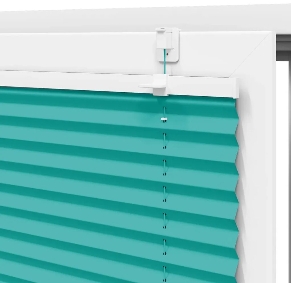 pliszírozott redőny Benzinzöld 55x100 cm szövetszélesség