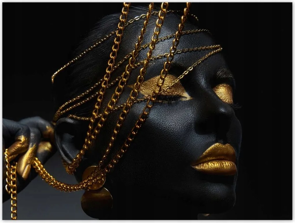 Poszterek 40x30 Arany ékszerek a kézben