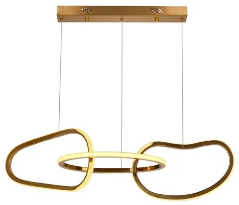 LED függeszték kábelen ANNELI LED/30W/230V 80 cm arany