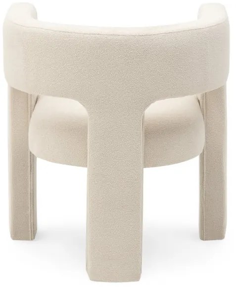 Világos bézs design kialakítású fotel ALPAH LOOP
