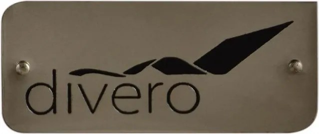 DIVERO Kerti asztal összecsukható Ø100 cm tíkfa