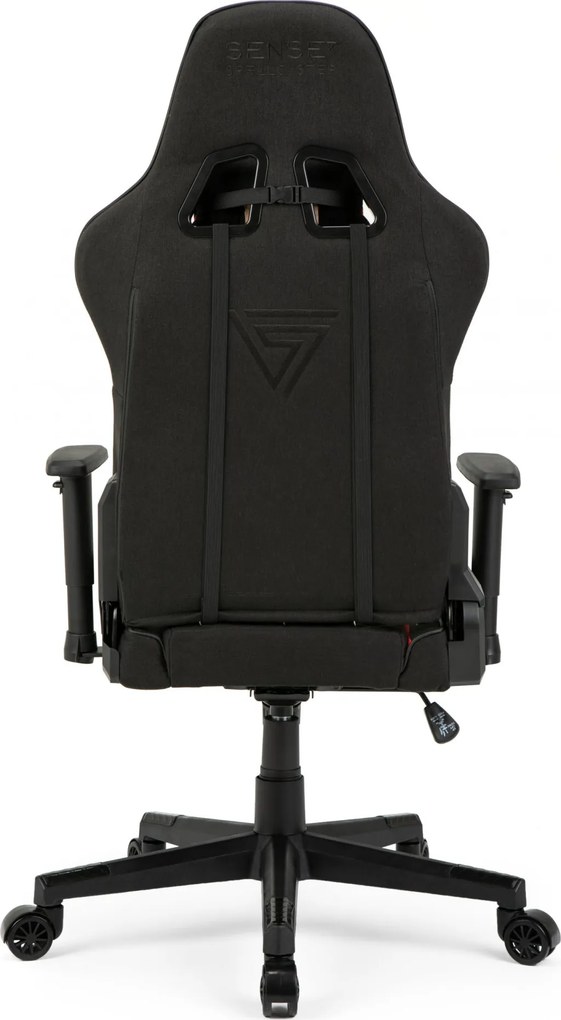 Gamer szék SENSE7 Spellcaster szövet fotel, fekete-piros.