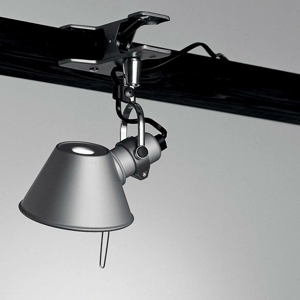Artemide Tolomeo Micro Pinza A010800 design lámpa klipszel, šedá