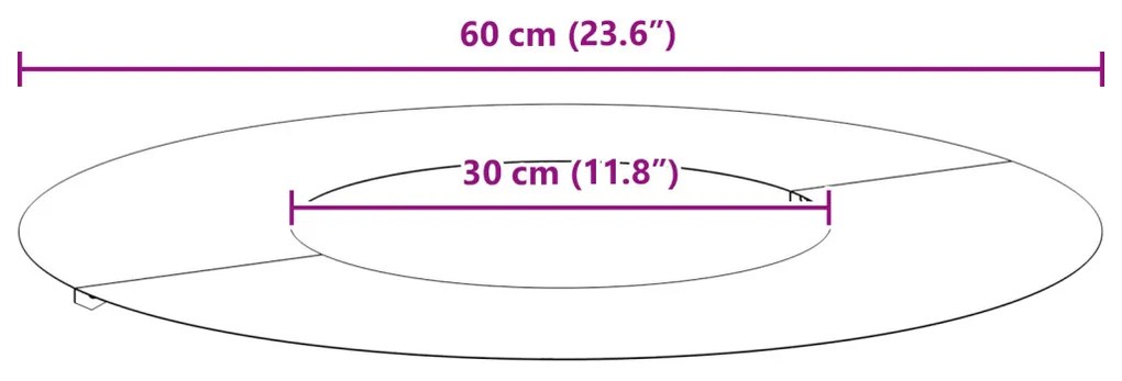Korte Acél Virágcserép Korte acél Nagy Egymásra Rakható
