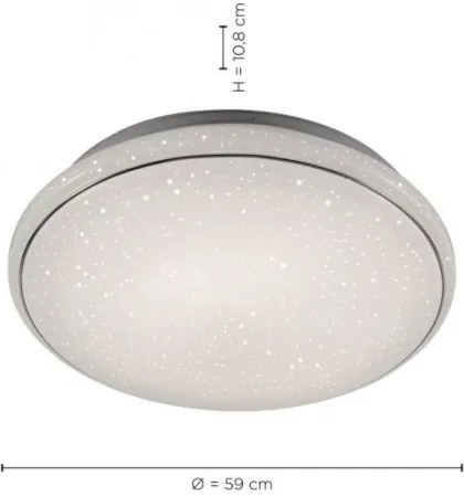 Leuchten Direkt 14744-16 - LED RGB Dimmelhető lámpa JUPI LOLASMART LED/32W/230V + távirányító