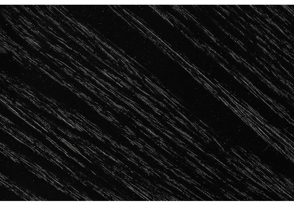 Fekete-natúr színű kerek dohányzóasztal ø 80 cm Makoto – White Label