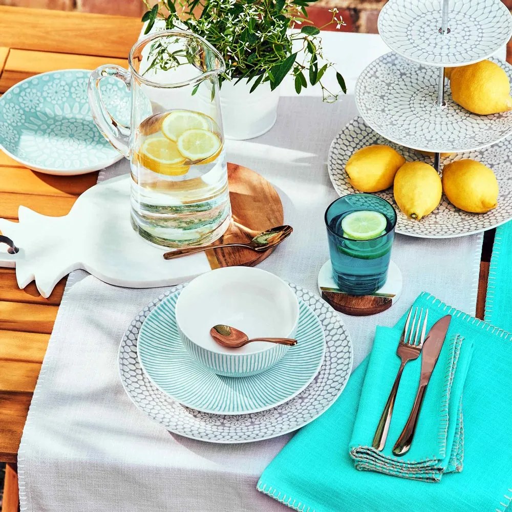 QUEENS evőeszköz szett rozéarany