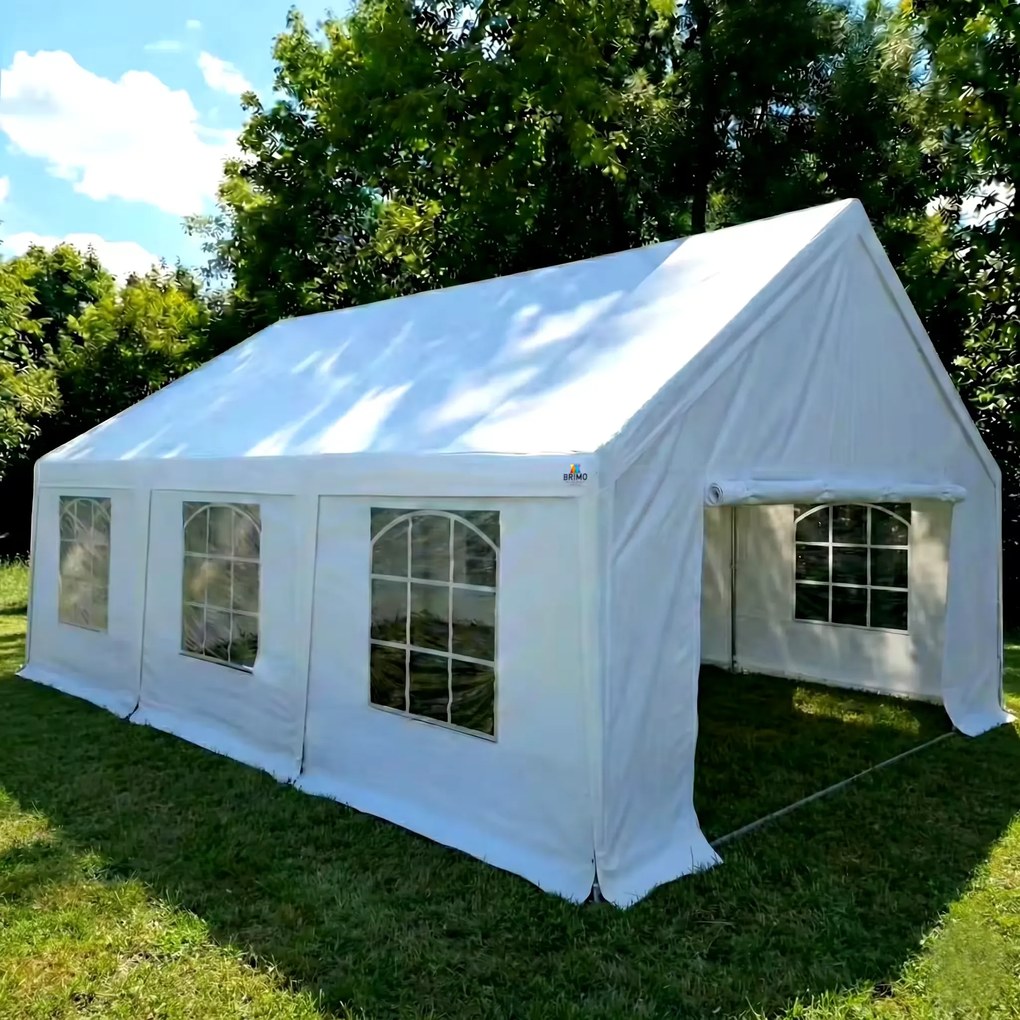 Mobilgarázs és raktári Sátor 4x6m – strapabíró, autó számára készült védőtető -  -