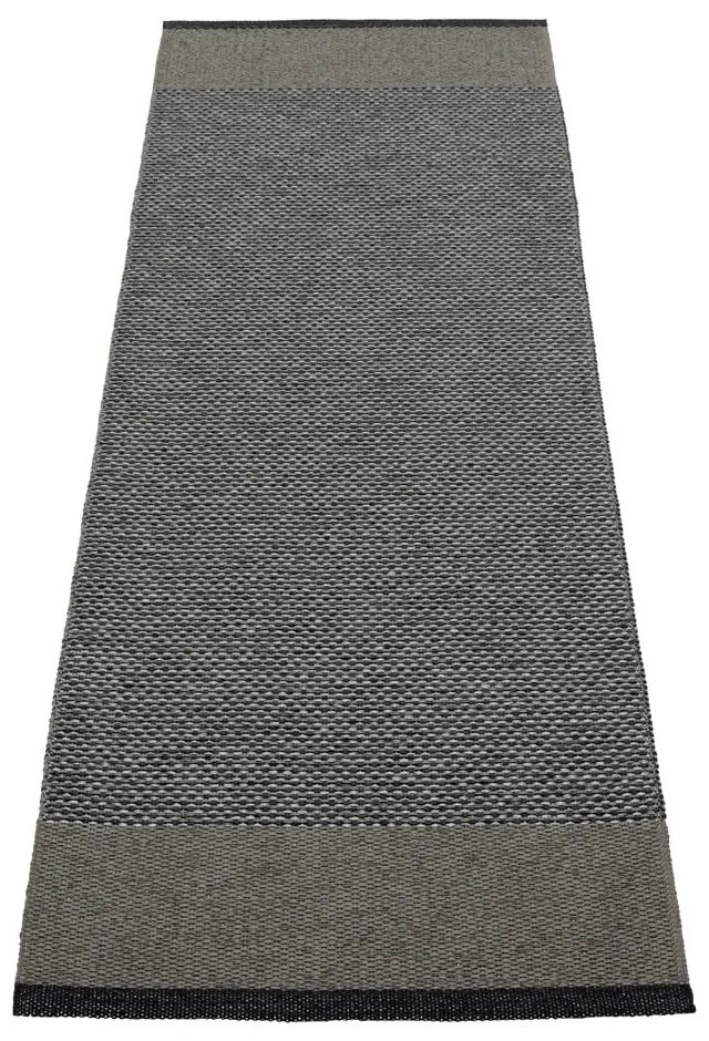 Antracitszürke kültéri-beltéri futószőnyeg 85x260 cm Edit Charcoal – Pappelina
