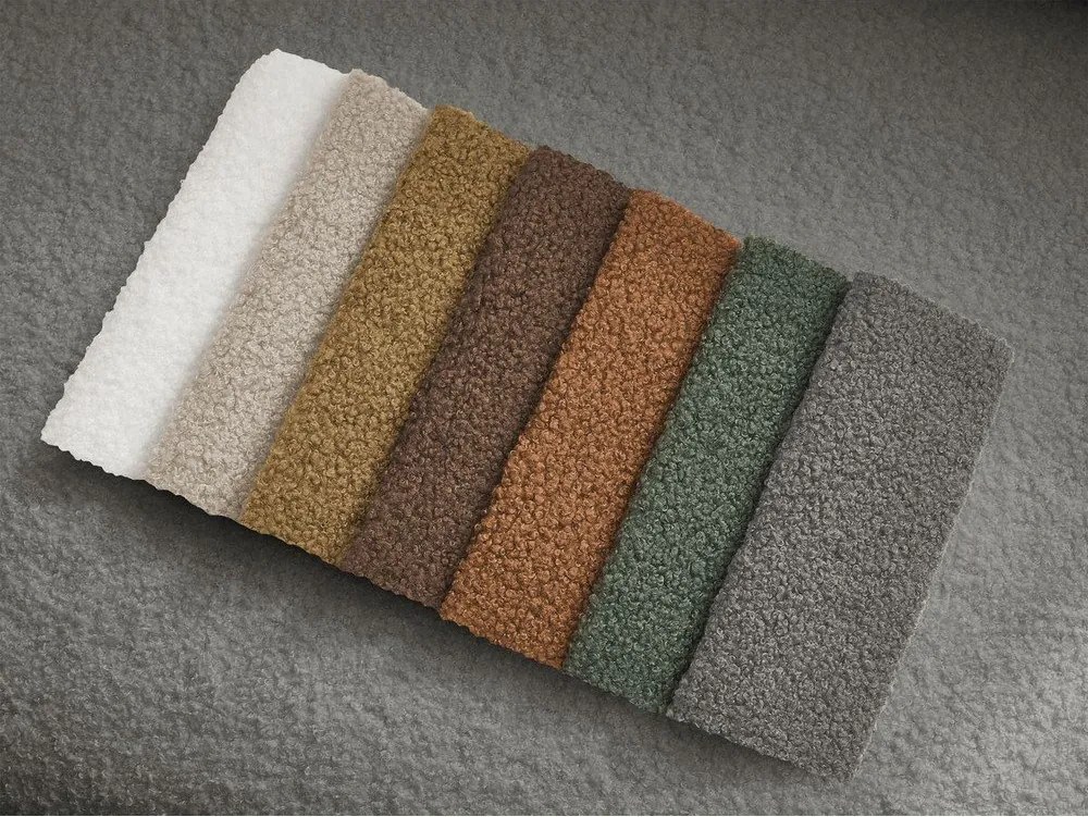 Szürke buklé kanapé 193 cm Elina – Bobochic Paris