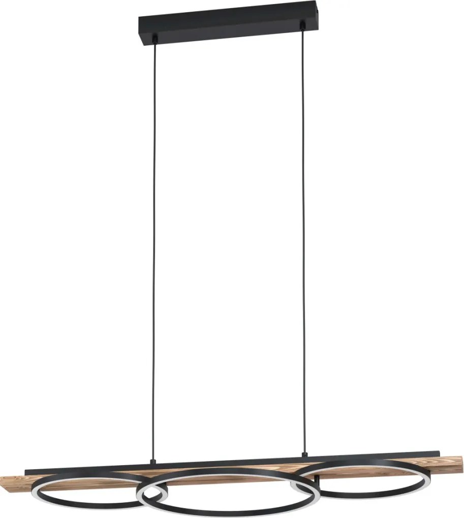 EGLO 99624 BOYAL Modern Led Függesztett Lámpa Antik Bronz, Fehér, Fekete LED IP20