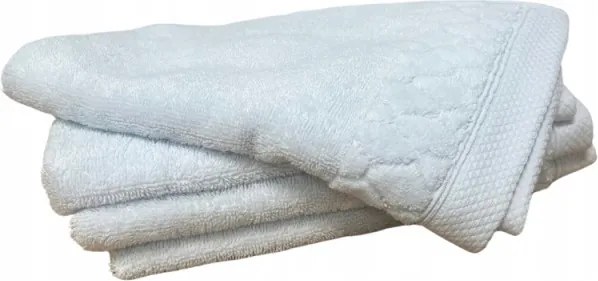 Pamut fürdőlepedő világos hamu 30x50 cm 500g/m2 Davis