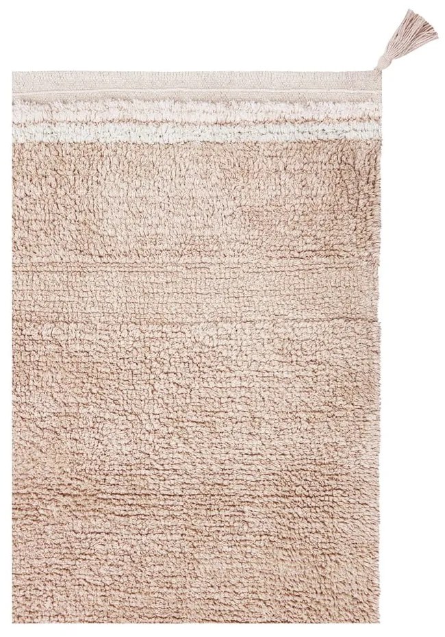 Világos rózsaszín mosható kézi szövésű pamut szőnyeg 140x200 cm Bloom Rose – Lorena Canals