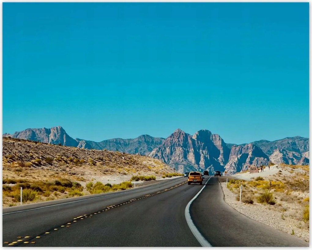 Poszterek 50x40 Út a kanyonon át Hegyek