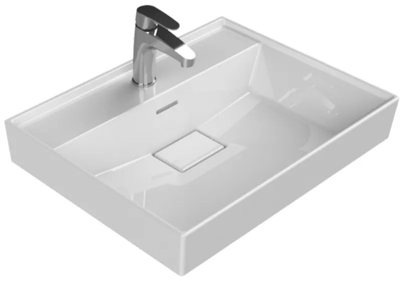 TMP SHARP 60 fali fürdőszobabútor - CeraStyle SHARP - 37100 mosdóval - 60 x 48 cm