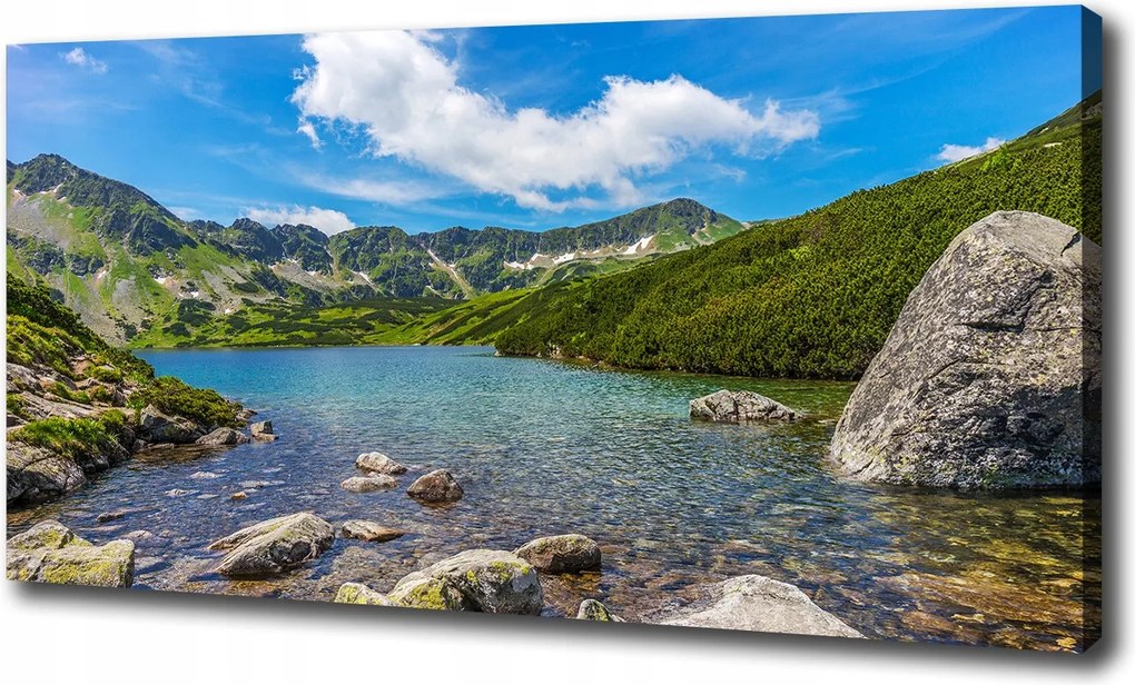 Nagyméretű vászonkép Tátra völgye 100x70 cm